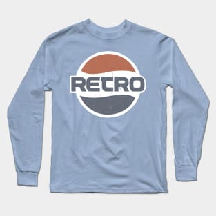 Retro logo for nostalgic 70s and 80s style Long Sleeve T-Shirt